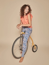 Charlie Choe Retro nights blue/print pyjama pant