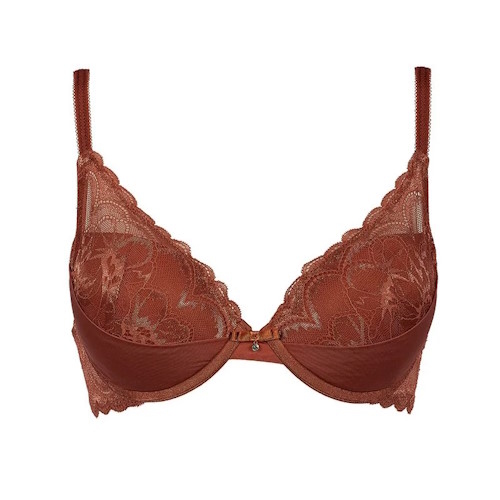 After Eden Mace cinnamon push up bra