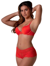 After Eden Daisy orange short
