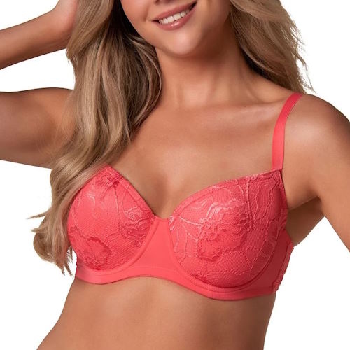After Eden D-Cup & Up Anna pink padded bra
