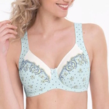 Anita Belvedere blue/print non-padded bra