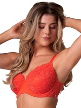 After Eden D-Cup & Up LOÏS orange padded bra