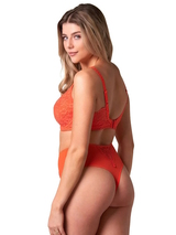 After Eden D-Cup & Up NF BO orange thong