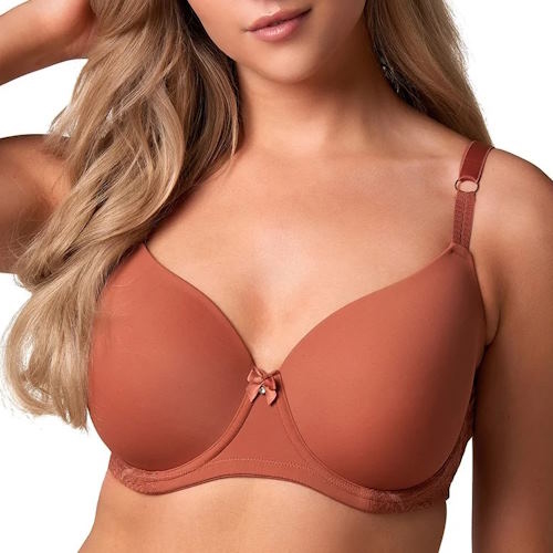 After Eden D-Cup & Up Faro cinnamon padded bra