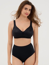 Lisca Jane black wireless bra