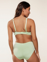 LingaDore Daily Maxi Slip green high waist brief