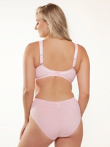 LingaDore Daily Maxi Slip baby pink high waist brief