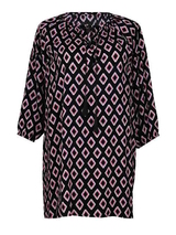 Rosa Faia Swimwear Papanui black/print tunic