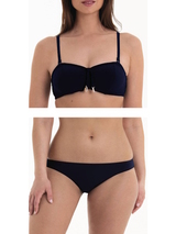 Rosa Faia Swimwear Ella navy blue set