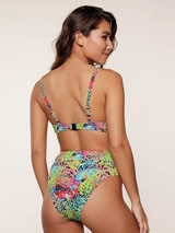 LingaDore Beach Crazy  multicolor padded bikini bra