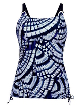 Anita Care Kimba blue/print prosthetic tankini