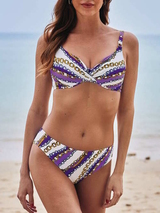 Anita Swimwear Melody purple/print set