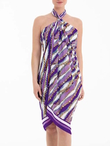 Anita Swimwear Maro purple/print beachwear