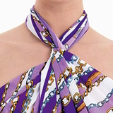 Anita Swimwear Maro purple/print beachwear