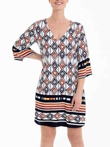 Anita Swimwear Garda black/brown tunic