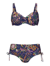 Rosa Faia Swimwear Sibel purple/print set
