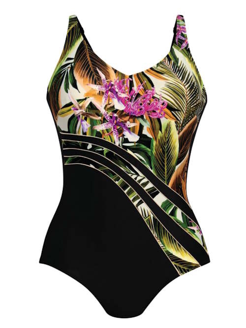 Anita Care Dirban black/print prosthetic swimsuit