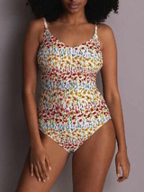 Rosa Faia Swimwear Emiko white/print bathingsuit