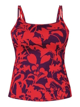Anita Swimwear Rimini red/print tankini set
