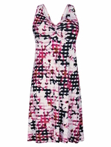 Anita Swimwear Mala pink/black beach dress