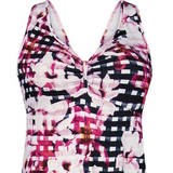 Anita Swimwear Mala pink/black beach dress