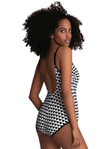 Rosa Faia Swimwear Marinet black/white prosthetic swimsuit