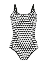 Rosa Faia Swimwear Marinet black/white prosthetic swimsuit