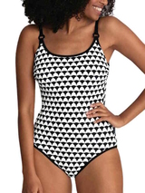 Rosa Faia Swimwear Marinet black/white prosthetic swimsuit