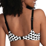 Rosa Faia Swimwear Celine black/white set