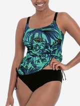 Anita Care Latina green/print prosthetic tankini
