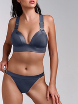 Marlies Dekkers Swimwear Cache Coeur grey bikini brief