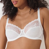 Lisca Evelyn white non-padded bra