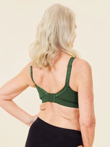 Sugar Candy Basic forest green wireless bra
