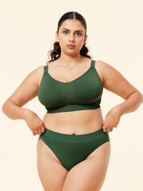 Sugar Candy Basic forest green brief