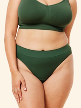 Sugar Candy Basic forest green brief