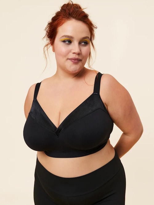 Sugar Candy Posh black wireless bra