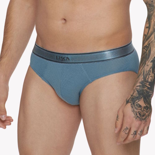 Lisca Heren Zeus blue smokey men brief