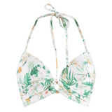 LingaDore Beach Tropical Botanic white/print padded bikini bra