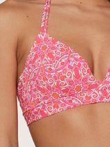 LingaDore Beach  Spice it up hot pink padded bikini bra