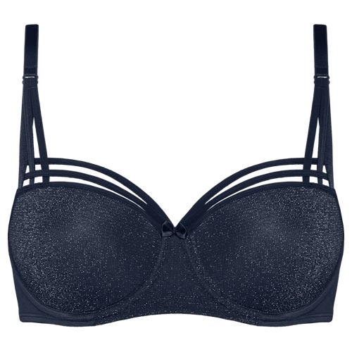 Marlies Dekkers Dame de Paris navy blue padded bra
