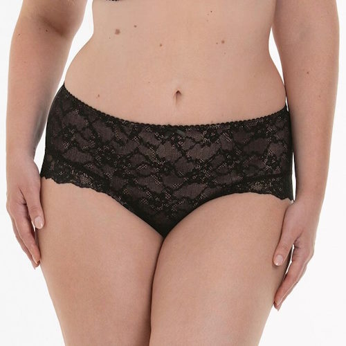 Rosa Faia Bobette black high waist brief