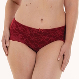 Rosa Faia Bobette bordeaux high waist brief