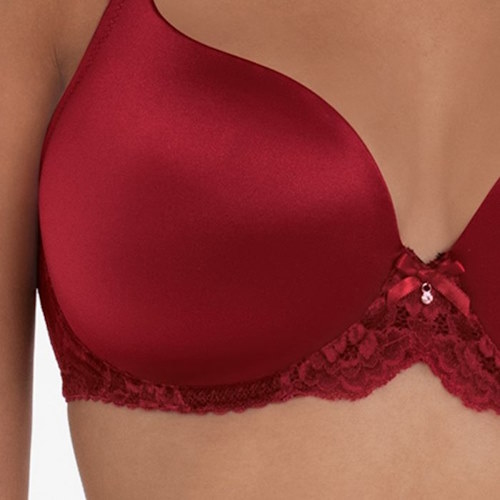 Rosa Faia Bobette bordeaux padded bra
