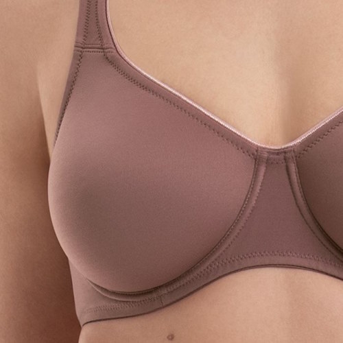 Rosa Faia Twin mole grey non-padded bra
