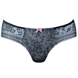 Rosa Faia Fleur anthracite brief