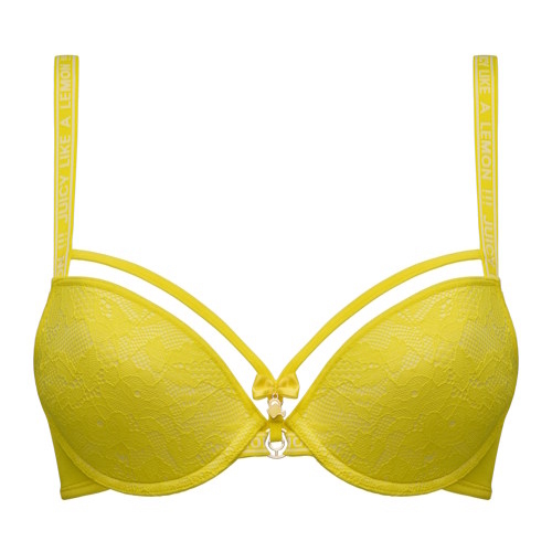 Marlies Dekkers Space Odyssey yellow push up bra