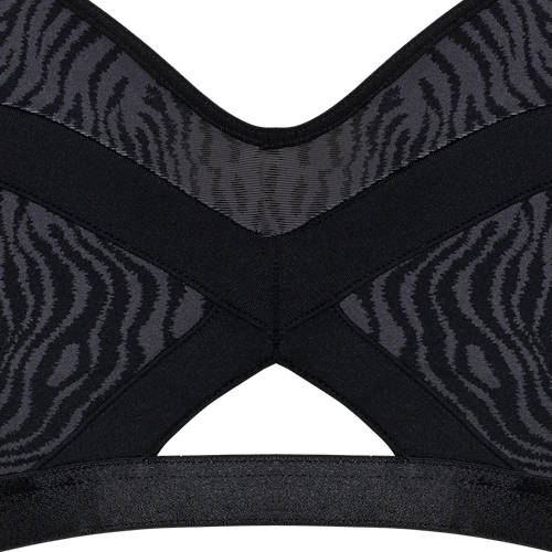 Marlies Dekkers Wing Power black/grey non-padded bra
