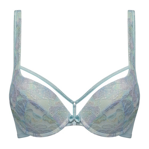 Marlies Dekkers Mariposa blue/print push up bra