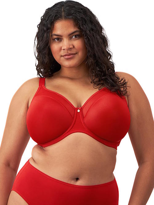 Elomi Smooth red non-padded bra