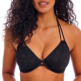 Freya Nomad Nights black soft-cup bikini bra